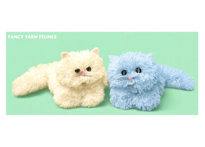 Vintage Pom Pom Cat Pattern 12" Fancy Yarn Felines 1970s PDF Instant Digital Download