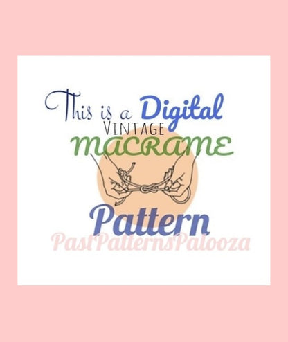 Vintage Julianos Hang It All Book 5 Macrame Patterns eBook PDF Instant Digital Download 11 Unique Retro 1970s Knotwork Projects Baby Swing