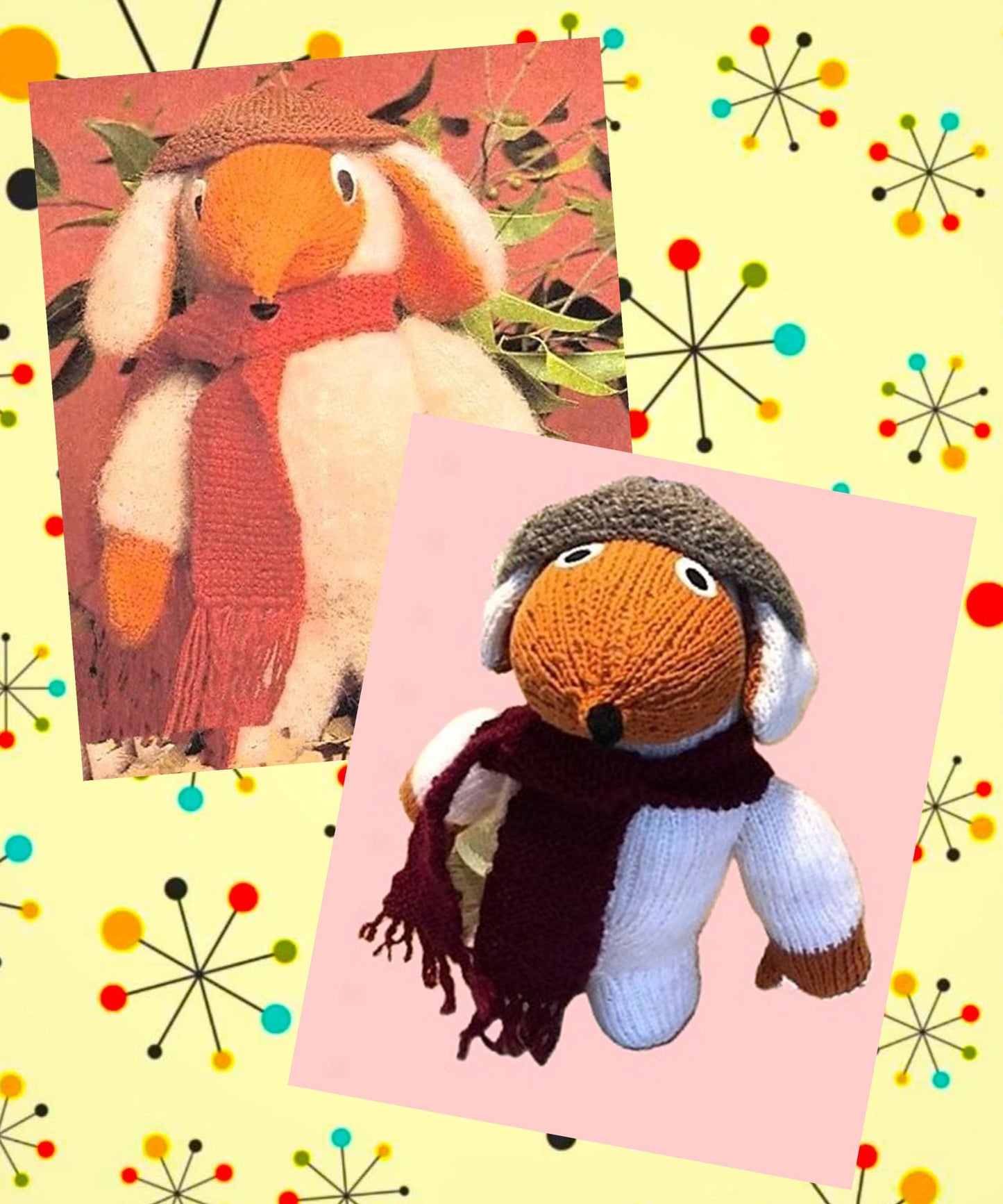 Vintage Knitting Pattern 12" Knit Womble Doll Orinoco Soft Toy Animal PDF Instant Digital Download DK Mohair