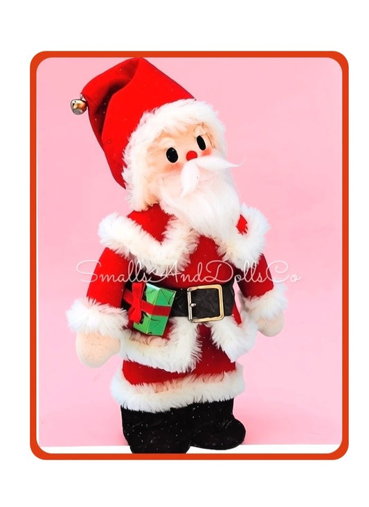 Vintage Sewing Pattern 12" Fabric Santa Claus Soft Sculpture Doll PDF Instant Digital Download Father Christmas