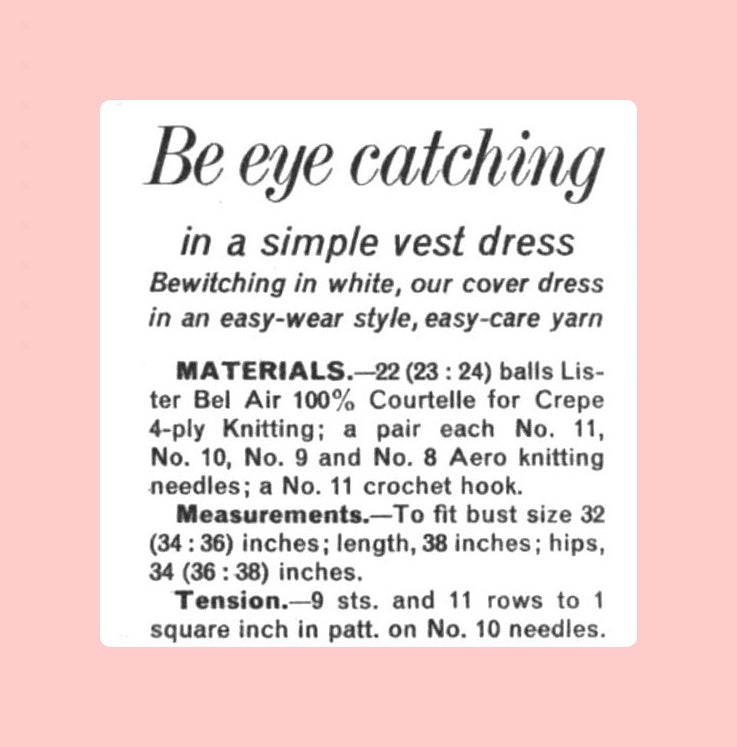 Vintage Crochet Pattern Womens Lacy Flower Trimmed Tank Dress PDF Instant Digital Download Retro Boho Mini Midi or Maxi 4 Ply