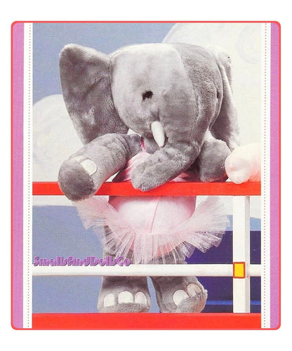 Vintage Sewing Pattern 20" Ballerina Elephant with Tutu Soft Sculpture Fabric Doll PDF Instant Digital Download Cute Girl Ellie Stuffed Toy
