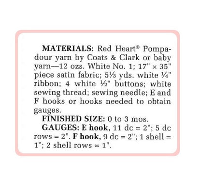 Vintage Crochet Pattern Baby Girl Long Christening Gown Shell Stitch Dress Bonnet Booties Set PDF Instant Digital Download 0-3m 4 Ply
