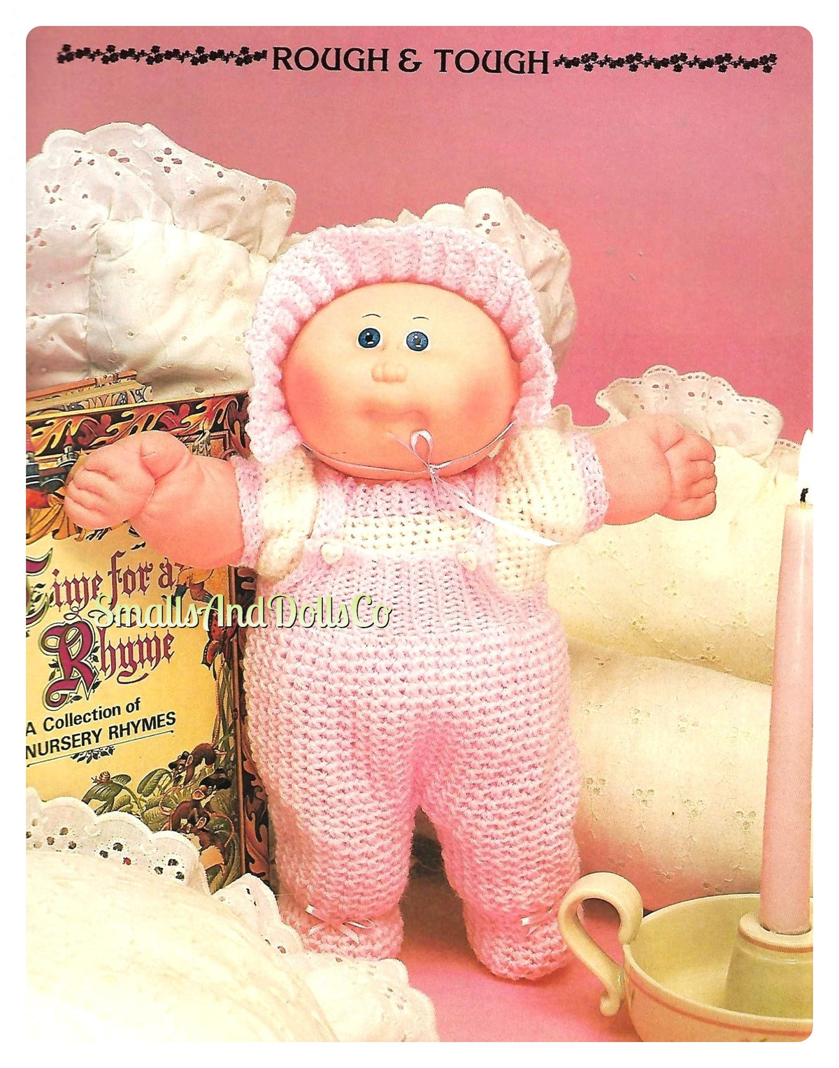 Vintage Crochet Pattern 14" Cabbage Patch Preemie Kids Doll Clothes 8 Outfits PDF Instant Digital Download