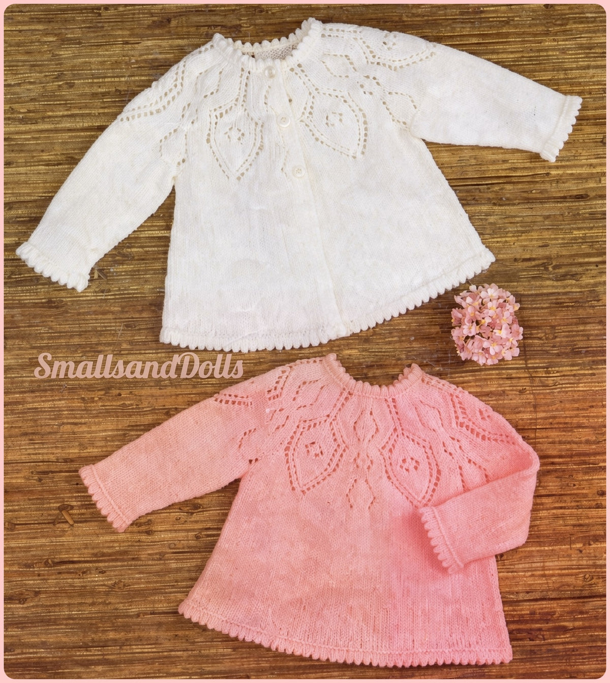 Vintage Knitting Pattern Baby Girl Matinee Coat Jacket and Angel Top Dress Openwork Yoke PDF Instant Digital Download 12m 1 yr 4 Ply