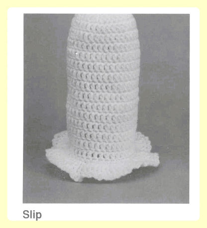 Vintage Crochet Pattern 15" Elegant Victorian Bride Fashion Doll Outfit PDF Instant Digital Download Old Fashioned Wedding Dress and Hat