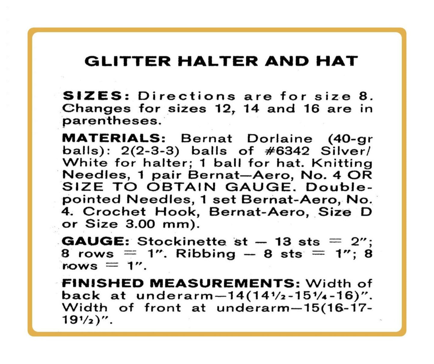 Vintage Knitting Pattern Womens Gatsby Garden Flower Halter Sun Top and Cloche Hat PDF Instant Digital Download Retro 70s Glam 5 Ply