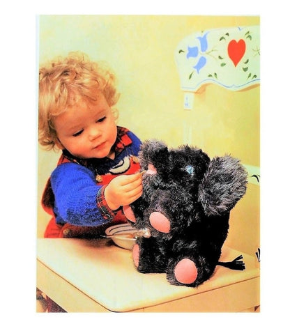 Vintage Sewing Pattern 12" Baby Woolly Mammoth Soft Toy Doll Faux Fake Fur PDF Instant Digital Download Ice Age Stuffed Animal