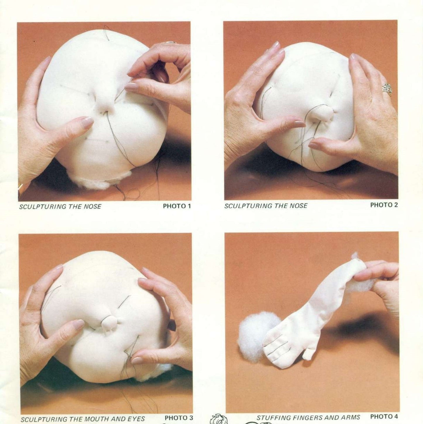 Vintage Sewing Patterns 18" 24" Soft Sculpture Toy Dolls Old Fashioned Outfits PDF Instant Digital Download Girl Boy and Pillow Face Dollys