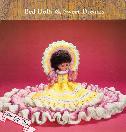Vintage Crochet Pattern Charlotte Bed Doll Dress Outfit for 13-14" Dolls PDF Instant Digital Download Sweet Dreams Dumplin Designs