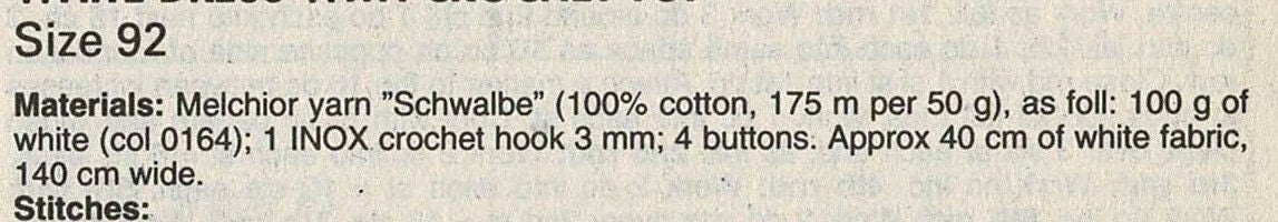 Vintage Crochet Pattern Toddler Girl Flower Blossom Top Yoke Sun Dress PDF Instant Digital Download Sewn Skirt 24m 2T 2 Years 4 Ply