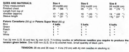 Vintage Knitting Pattern Kids Childs Knit Giraffe Pullover Sweater Jumper PDF Instant Digital Download Zoo Safari Animal 4-8 Years 10 Ply