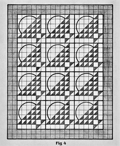 Vintage Crochet Pattern Hand Baskets Afghan Granny Squares Country Quilt Block Design PDF Instant Digital Download 55x70 10 Ply
