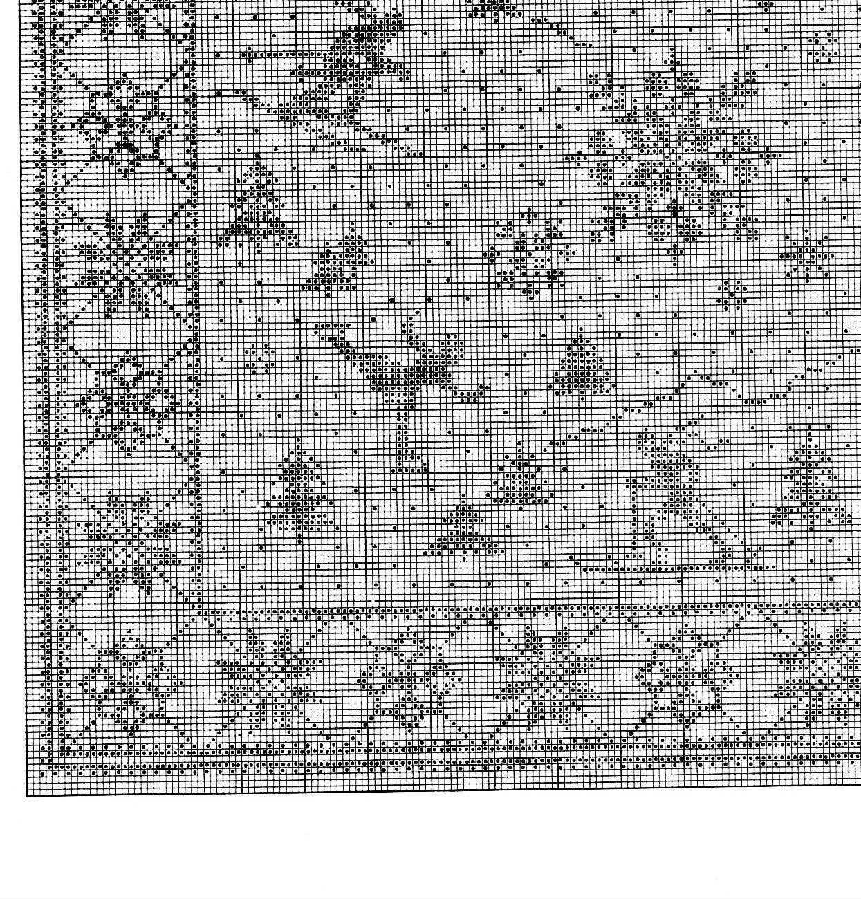 Vintage Knitting Pattern Winter Wonderland Scene Afghan PDF Instant Digital Download Reversible Double-Knit Blanket 10 Ply