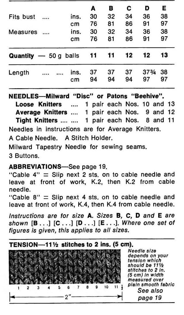 Vintage Knitting Pattern Womens Sleek Cabled Tunic Dress PDF Instant Digital Download Smooth Classic Midi Length Sheath DK