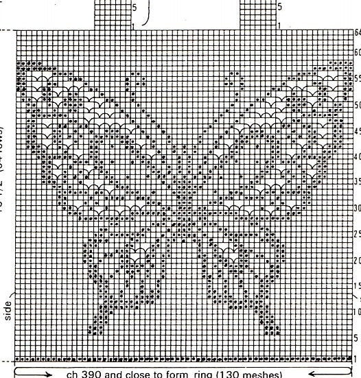 Vintage Crochet Pattern Filet Lace Camisole Top Retro Lacy Cotton Butterfly Cami PDF Instant Digital Download 80s Glam Girl