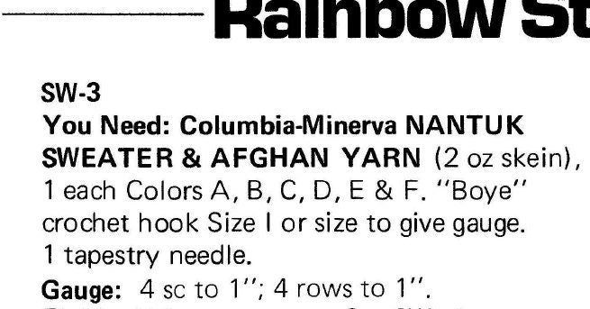 Vintage Crochet Pattern Rainbow String Bikini 2 Piece Pride Swimsuit Rainbowkini Instant Digital Download '70s Boho Bathing Suit 10 Ply