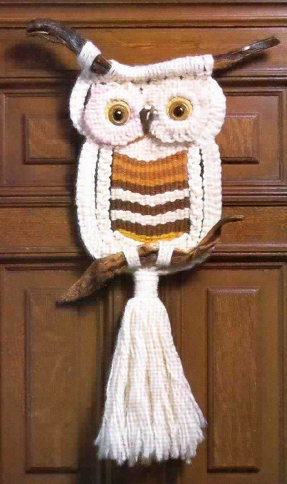 Vintage Macrame Patterns Macramé Gold Book PDF Instant Digital Download 15 Projects 1977 Pot Plant Hangers Holders Wall Hanging Owl Purse