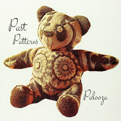 Vintage Sewing Pattern 30" Jacquard Bath Towel Teddy Bear PDF Instant Digital Download Retro Soft Stuffed Animal Toy