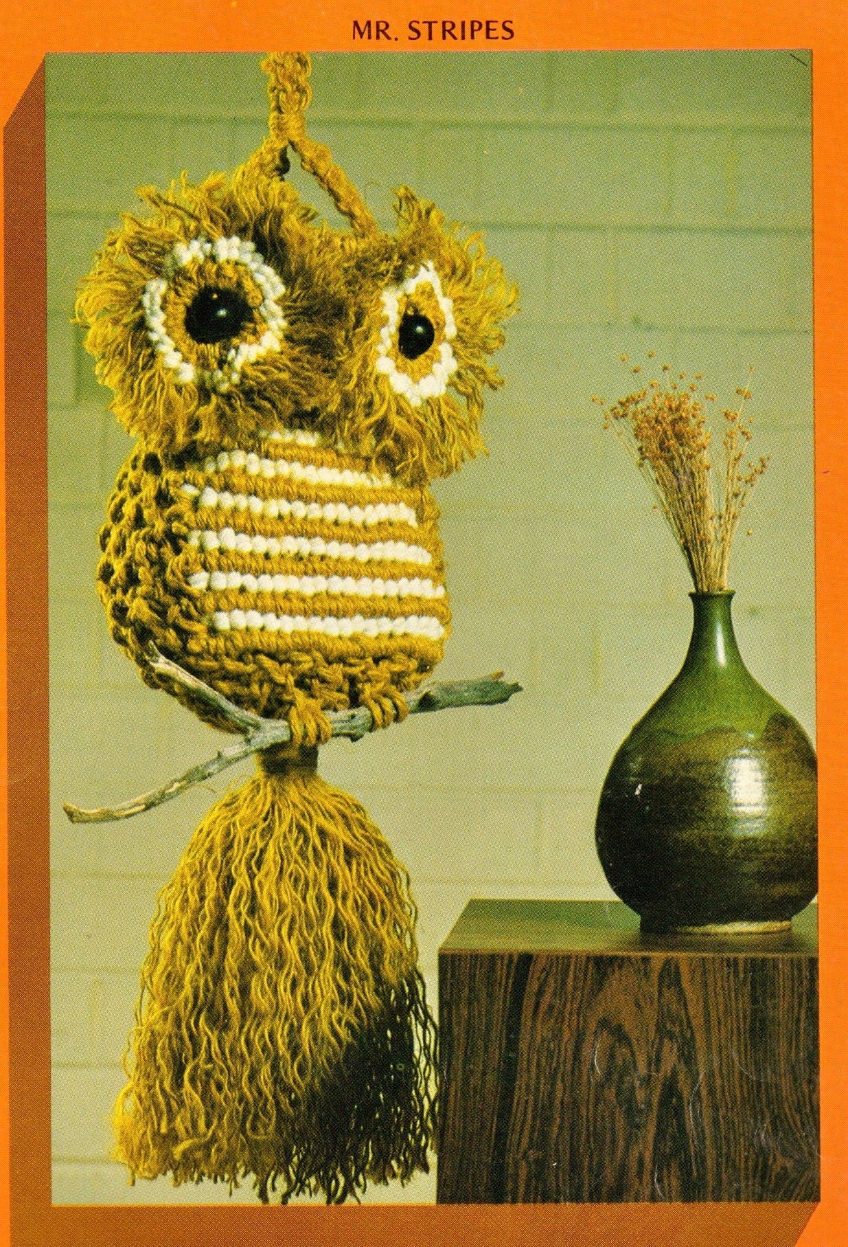 Vintage 1978 How To Make A Macrame Owl Patterns Book PDF Instant Digital Download 13 Projects Retro Owls Instructional Knotwork