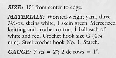 Vintage Crochet Pattern Musical Notes Christmas Tree Skirt & Ornaments Set PDF Instant Digital Download Bells Music Notes Appliques 10 Ply