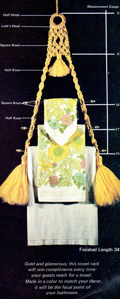 Vintage Easily Done Macrame Using New Fibers Patterns Book Retro 1970s PDF Instant Download Plant Hangers Owl Hangings How To Instructions
