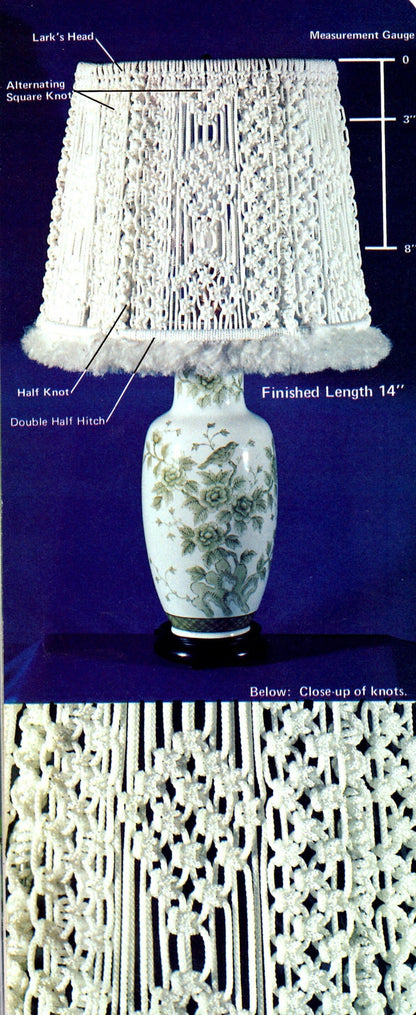 Vintage Easily Done Macrame Using New Fibers Patterns Book Retro 1970s PDF Instant Download Plant Hangers Owl Hangings How To Instructions