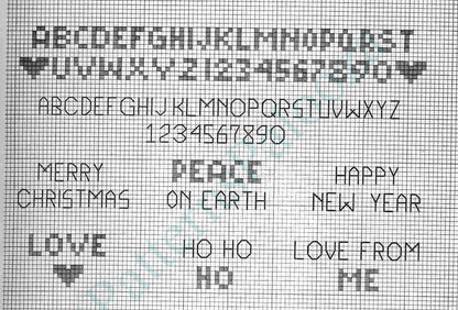 Vintage Cross Stitch Patterns Mini Framed Christmas Ornaments PDF Instant Digital Download Bell Heart Oval Circle Shapes 28 Designs