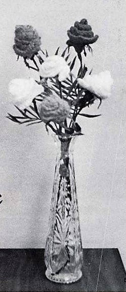 Vintage Crochet Pattern Roses Flower Bouquet 3 Sizes Mini Med Large PDF Instant Digital Download Artificial Arrangement 4 Ply 5 Ply