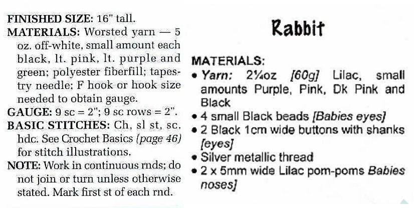 Vintage Crochet Pattern 7" Mama & Babies Animal Amigurumi PDF Instant Digital Download Hugging Soft Toys Pig Cat Frog Bunny Bear DK 5 Ply