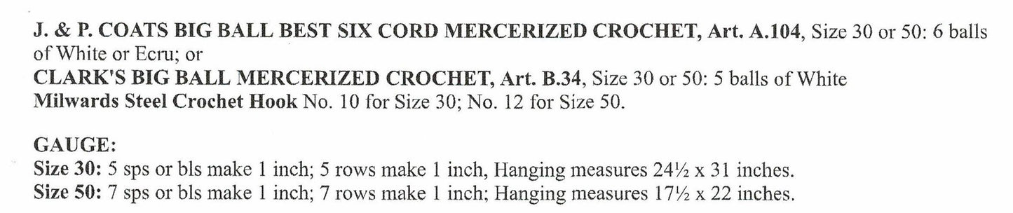 Vintage Filet Crochet Pattern 23rd Psalm 23 Prayer Panel or Wall Hanging PDF Instant Digital Download The Lord Is My Shepherd