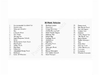 Vintage Cross Stitch Patterns Mini Work Vehicles Motifs PDF Instant Digital Download Embroidery 50 Trucks Machines Boats Planes Designs A1