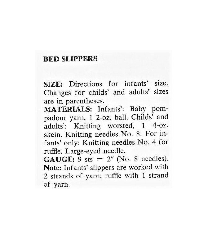 Vintage Knitting Pattern Christmas Elf Family Slippers PDF Instant Digital Download Retro Baby Booties Childs Adults Bed Socks 10 Ply