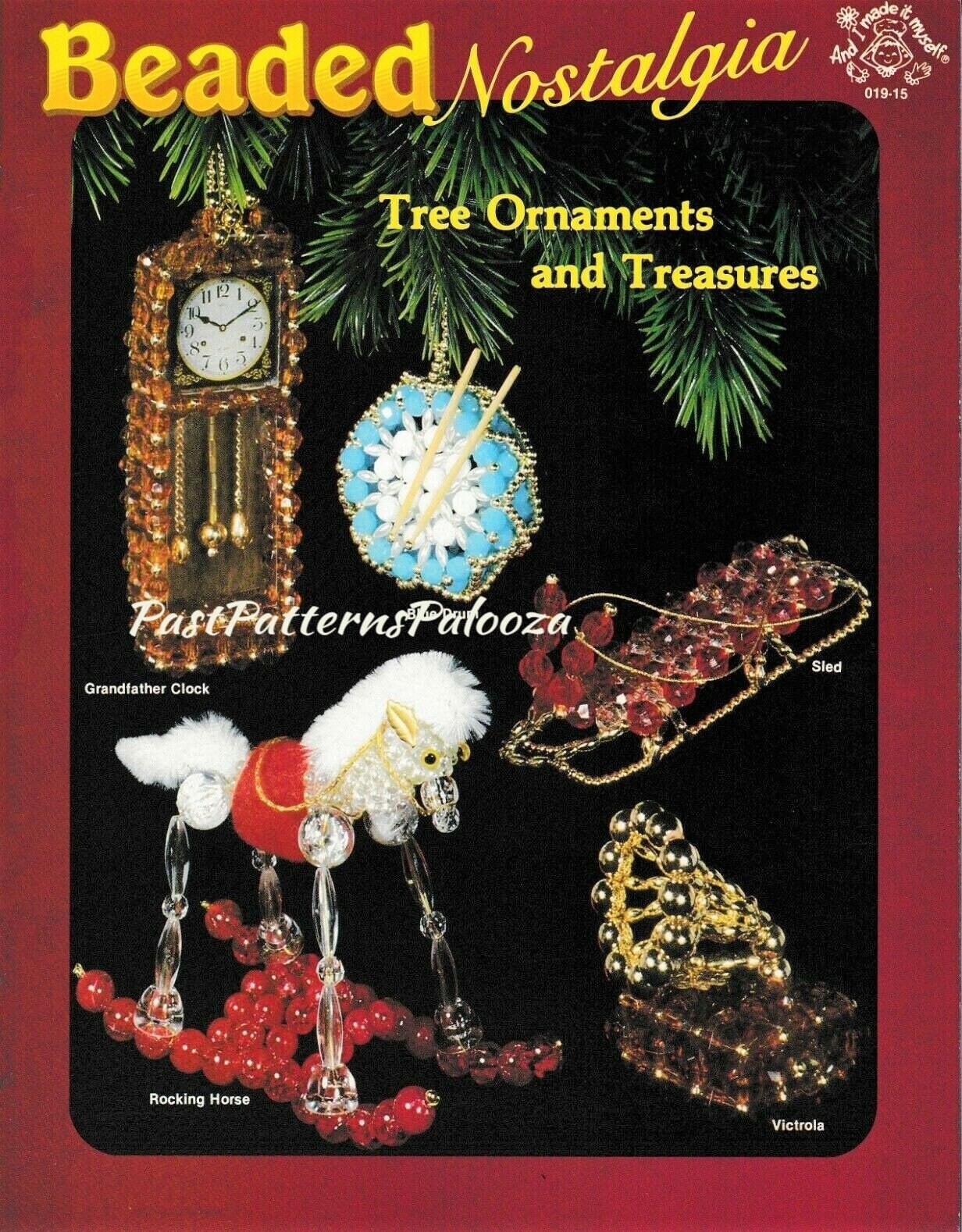 Vintage Beading Patterns Beaded Nostalgia Tree Ornaments and Treasures 23 Designs PDF Instant Digital Download Christmas Ornaments