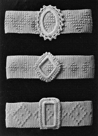 Vintage Patterns 1912 Glossilla Book of Crochet Novelties PDF Instant Digital Download Book Edwardian Titanic Era Handbags Belt Baby Bonnet