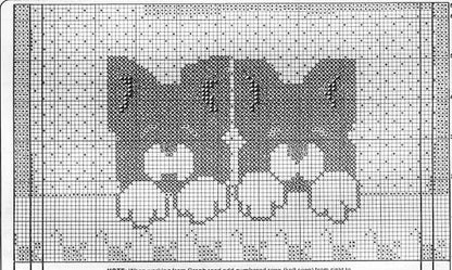 Vintage Knitting Pattern Child Girls Sleepy Kitty Cats Pullover Sweater PDF Instant Digital Download Animal Jumper Fair Isle 4 6 8 Yrs 5 Ply