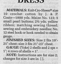 Vintage Crochet Pattern Toddler Girls Crocheted Pineapple Party Dress PDF Instant Digital Download Flower Girl Easter Dress 2T 3T 2-3 yrs