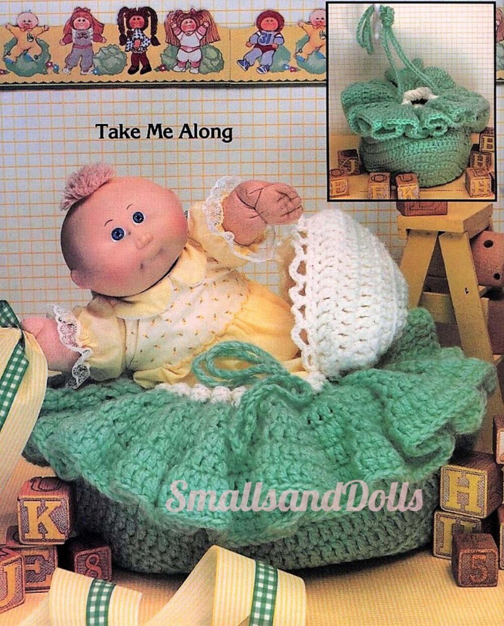 Vintage Crochet Patterns Cabbage Patch Kids Dolls Outfits 20 Designs  PDF Instant Digital Download Girl Boy Dolls Easy to Stitch in 10 Ply