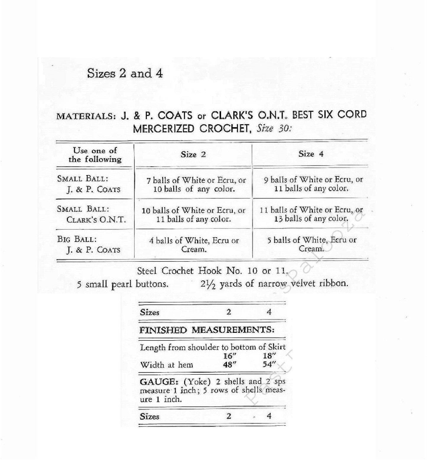 Vintage Crochet Pattern Toddler Girls Pineapple Lace Ribbon Dress PDF Instant Digital Download Flower Girl Easter Frock 2-4 Years