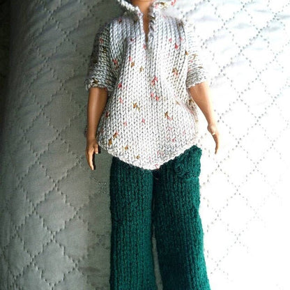 Vintage Knitting Pattern 1963 Fashion Doll Clothes 17 Knitted Dressy Party Designs For 11" Teen Dolls PDF Instant Digtial Download Book 2