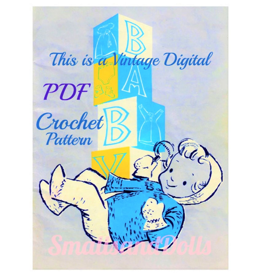 Vintage Crochet Pattern Southern Belle Granny Square Roses Dress Outfit for 15 Inch Fashion Dolls Martha PDF Instant Digital Download 10 Ply