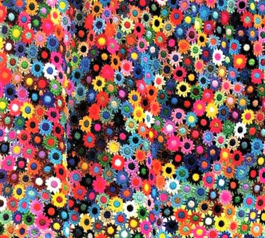 Vintage Crochet Pattern Pretty Field of Meadow Flowers Afghan Pattern PDF Instant Digital Download Floral Motifs Large Blanket 83x98 10 Ply