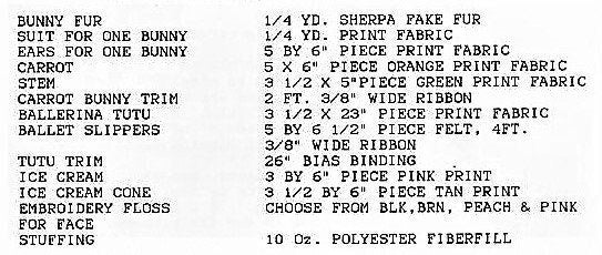 Vintage Sewing Pattern 13" Easter Bunny Girl Boy Soft Toy Dolls PDF Instant Digital Download