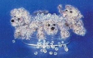 Vintage Crochet Pattern Mini Scottie Dog Puppies Amigurumi in 5 Sizes PDF Instant Digital Download Miniature Soft Toy Dolls