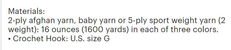 Vintage Crochet Pattern Ripple Afghan Pattern PDF Instant Digital Download Chevron Zig Zag Lace Blanket 63x72 5 Ply