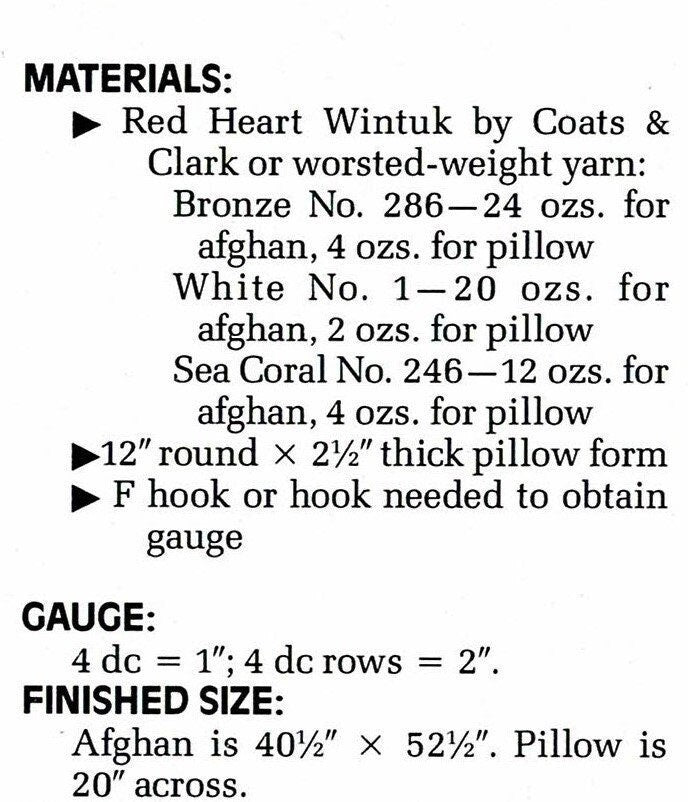 Vintage Crochet Pattern Retro Starburst Flower Block Afghan & Pillow Set PDF Instant Digital Download Floral Granny Squares Blanket 10 Ply