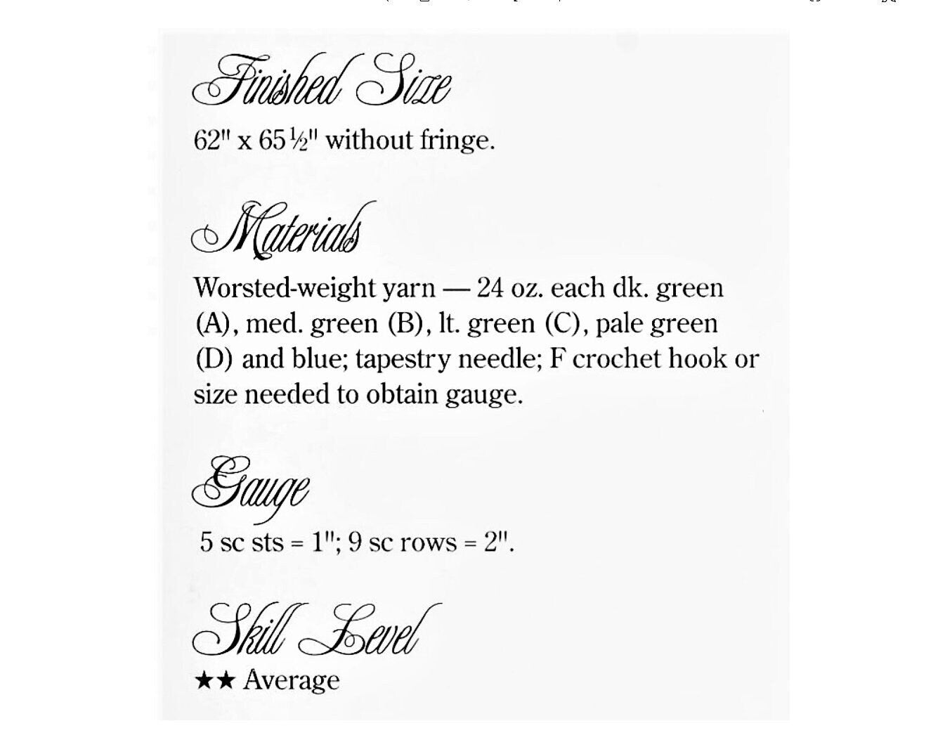 Vintage Crochet Pattern Polka Dot Clusters & Stripes Afghan PDF Instant Digital Download Loop Fringe Throw Blanket 62x65 10 Ply