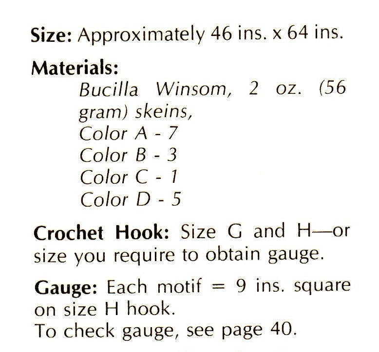 Vintage Crochet Pattern Strawberries Rosette Blossoms Afghan Granny Squares PDF Instant Digital Download Berries Flowers Blanket 10 Ply