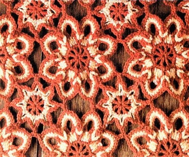 Vintage Crochet Pattern Lacy Flower Garden Afghan PDF Instant Digital Download Floral Motif Granny Square Variant 10 Ply