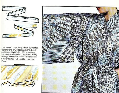 Vintage Sewing Pattern Womens Mens Kimono PDF Instant Digital Download His Hers Wrap Dressing Gown